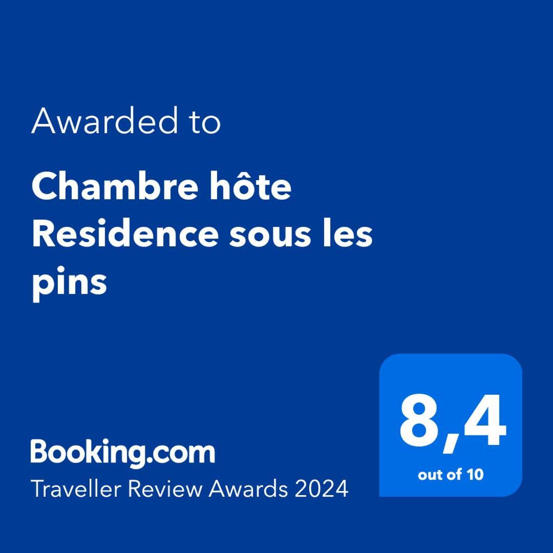 Chambre Hote Chez L'Habitant Residence Sous Les Pins Cassis Exterior photo